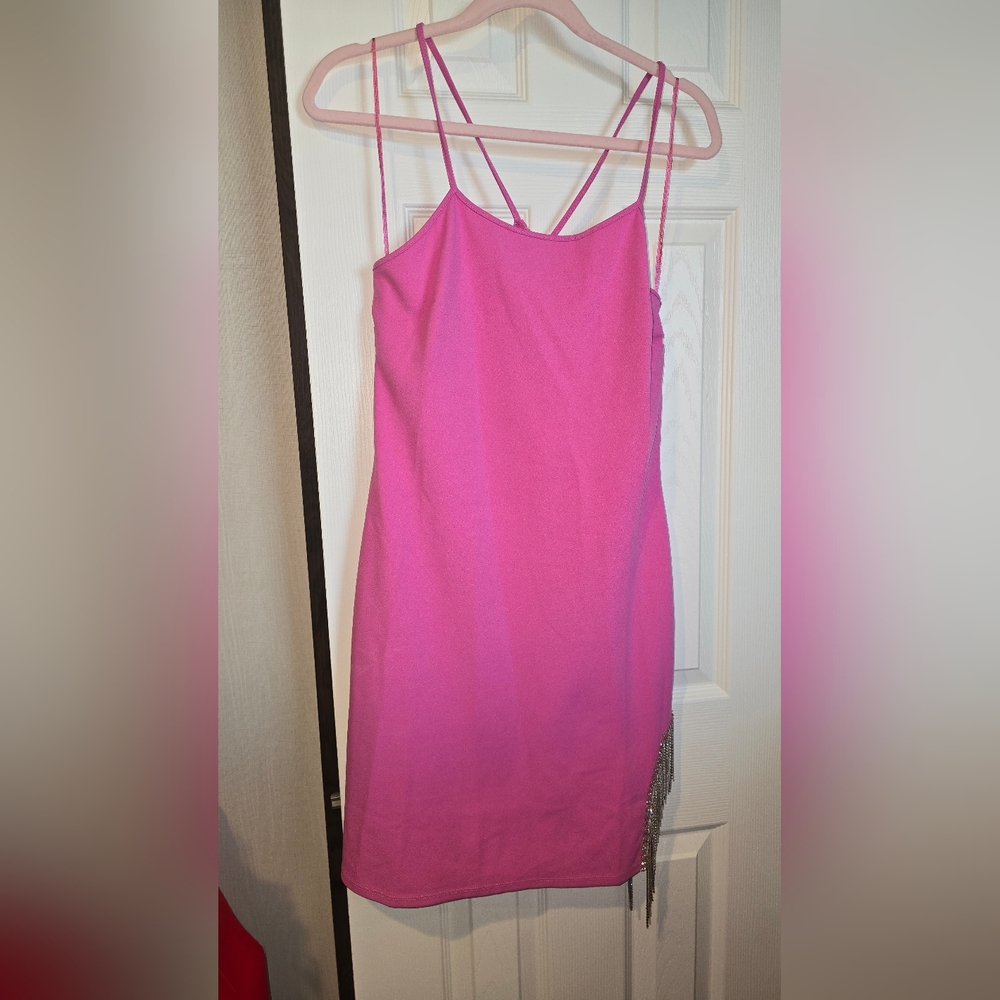 Sincerely Jules Vibrant Pink Mini Dress